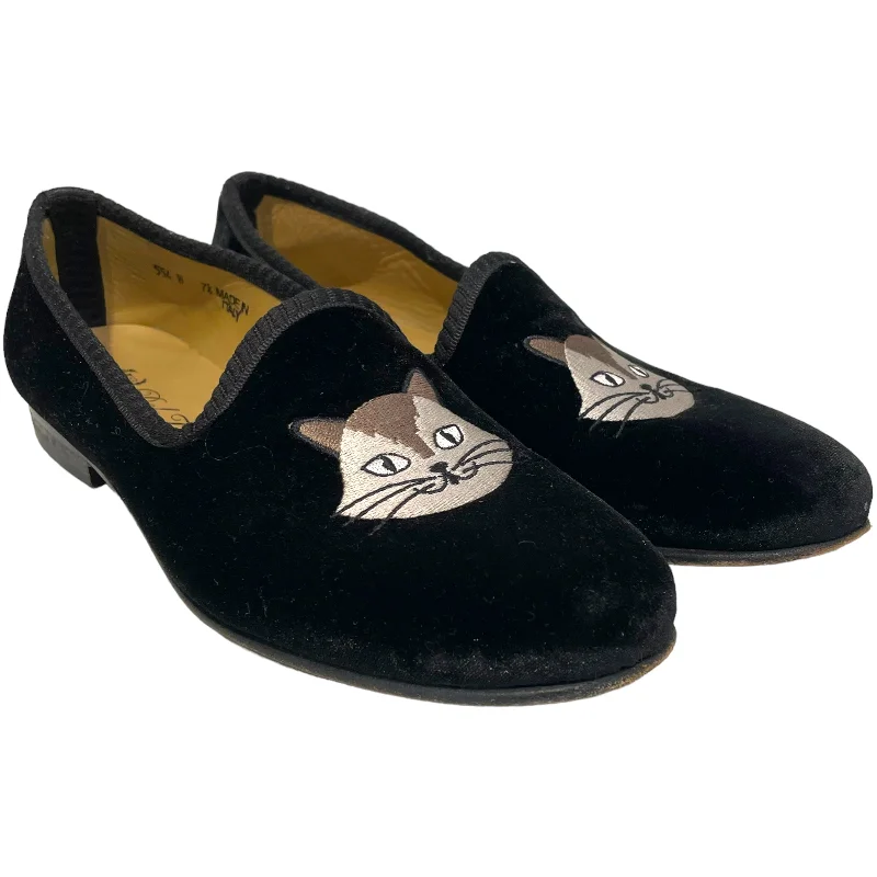 Del Toro/Loafers/US 7.5/Velour/BLK/Velvet Cat Kitten