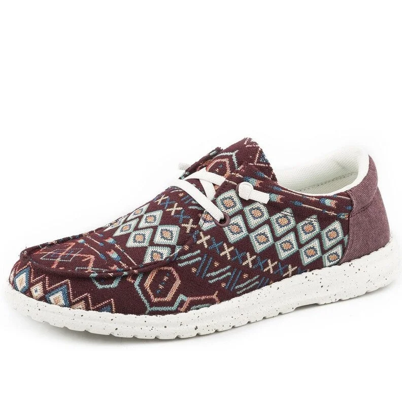 Roper Casual Shoes Womens Hang Loose Aztec 09-021-1793-3077 RE