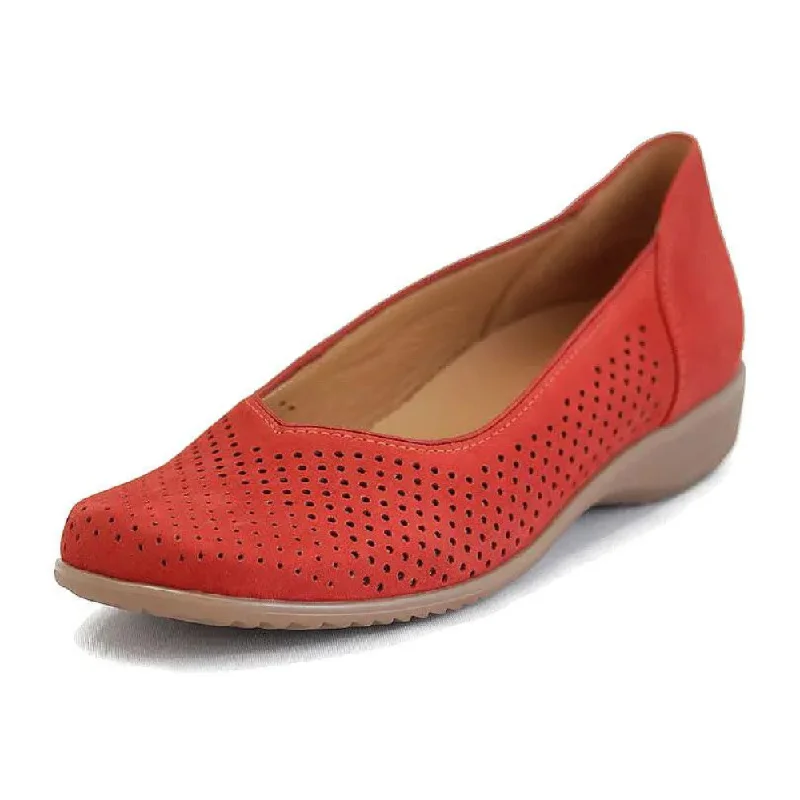 Ara Avril Red Nubuck Slip-On (Women's)