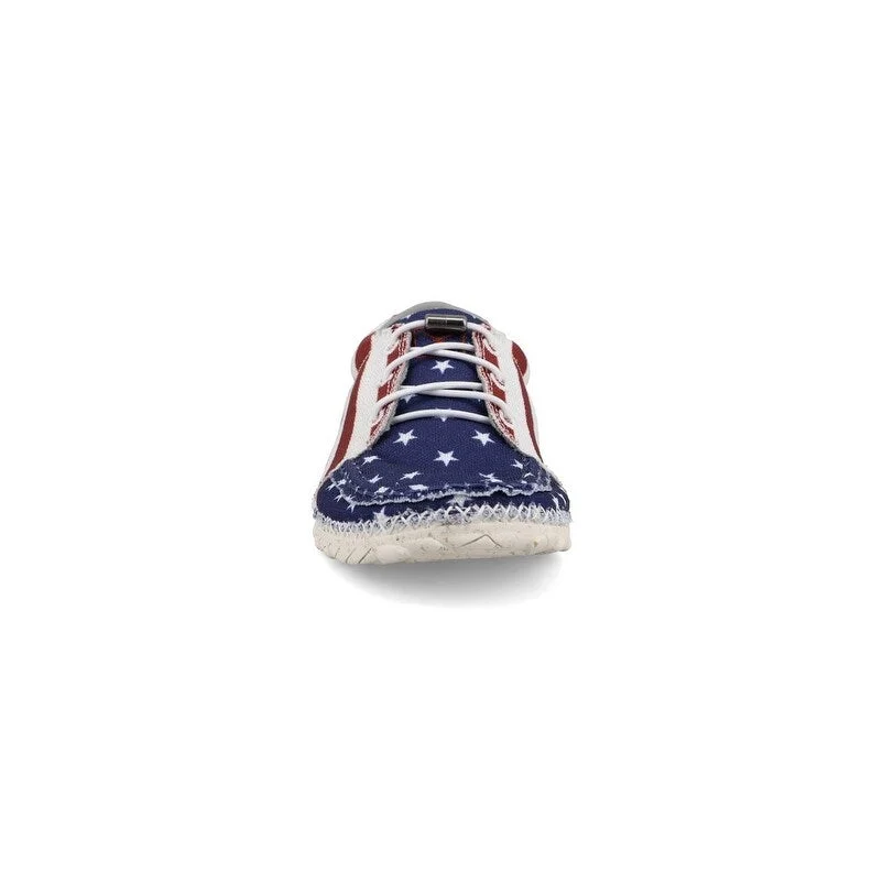 Twisted X Casual Shoes Womens Zero X Flag Red White Blue WZX0010