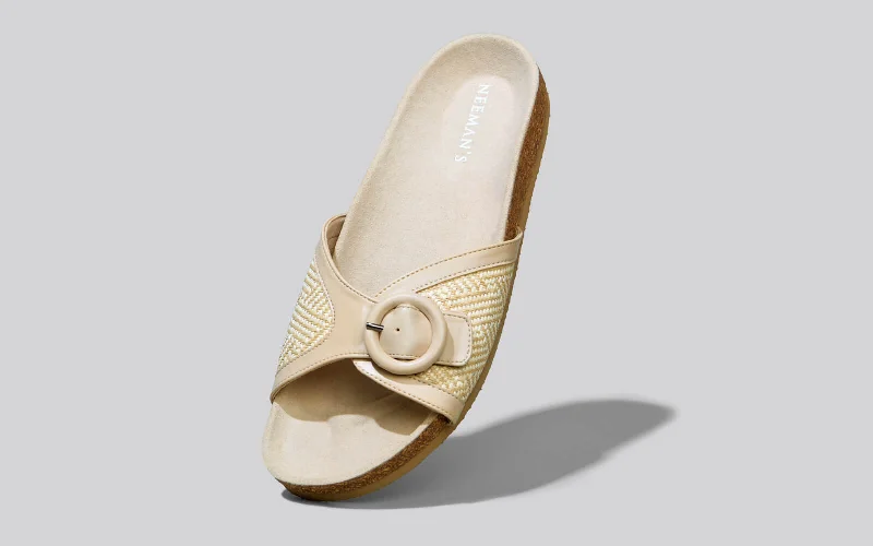 Boheme Chic Slides : Beige