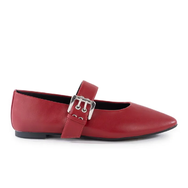 Spinning Around Flat in Red from BC Footwear