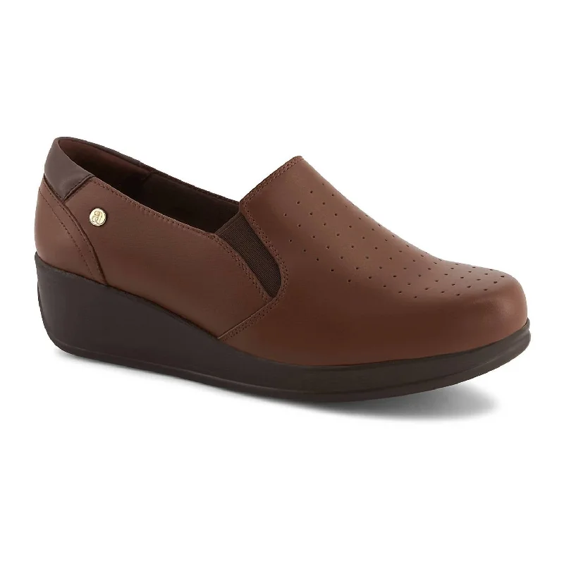 Women's Exclusive Comfort Leather Moccasins In Brown