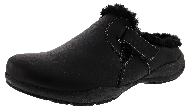 Clarks Women's Slip On Roseville Lined Winter Clogs