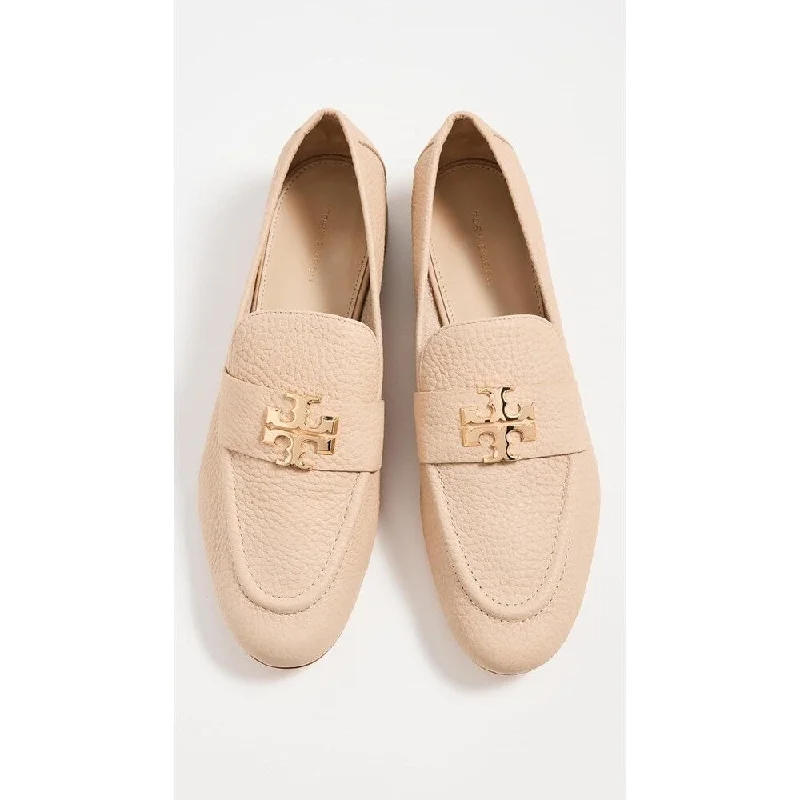 Tory Burch Womens Eleanor Loafers Sand Stone