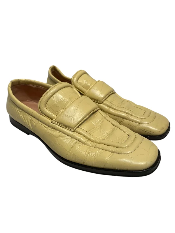 BOTTEGA VENETA/Loafers/EU 37.5/Animal Pattern/YEL/Bottega alligator laofer yello