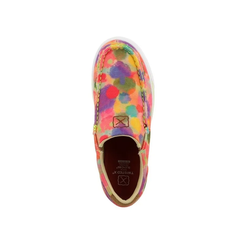 Twisted X Casual Shoes Womens Round Toe Sunny Lime Multi WCA0062