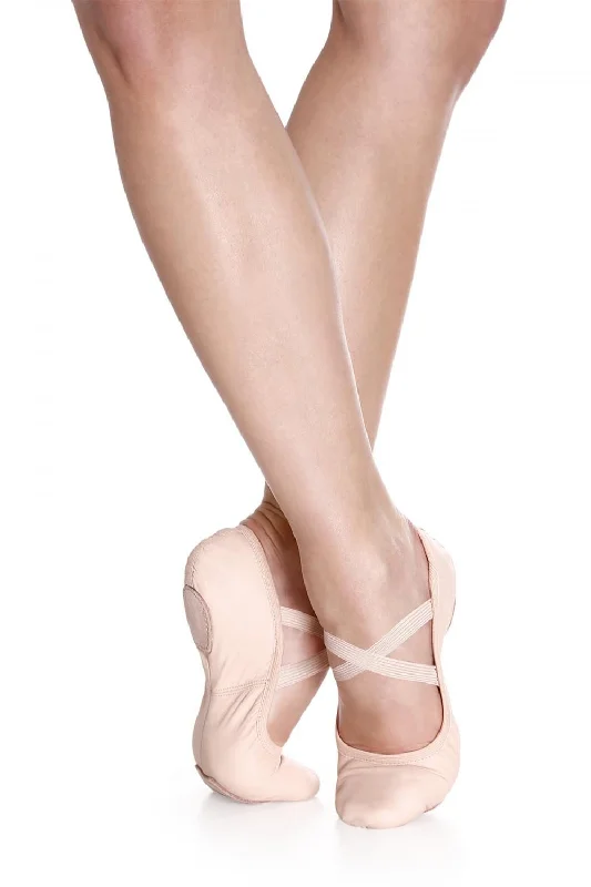 So Danca Stretch Leather Split Sole Ballet Shoe SD60S