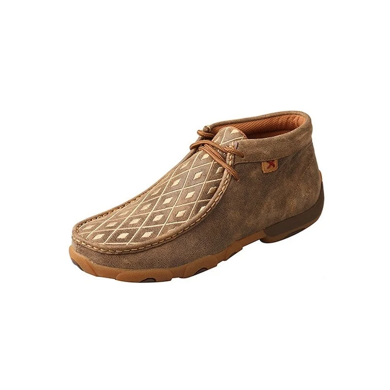 Twisted X Casual Shoes Women Driving Mocs Bomber Tan WDM0073