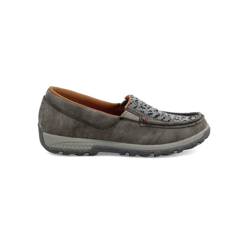 Twisted X Casual Shoes Womens Leather Slip On Gray Multi WXC0015