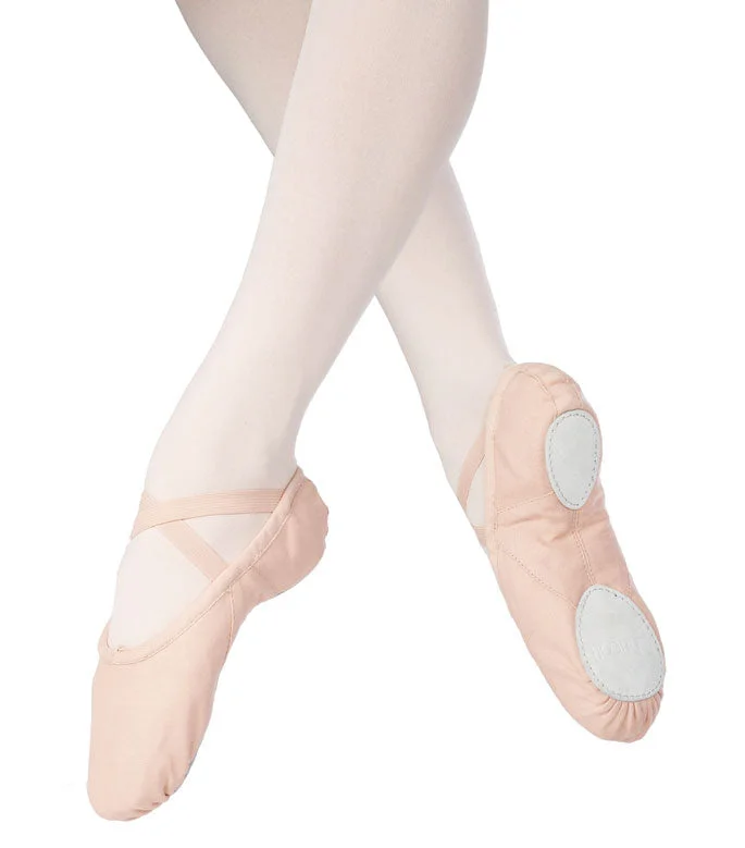 Chacott Canvas Split Sole Ballet Shoe Pink