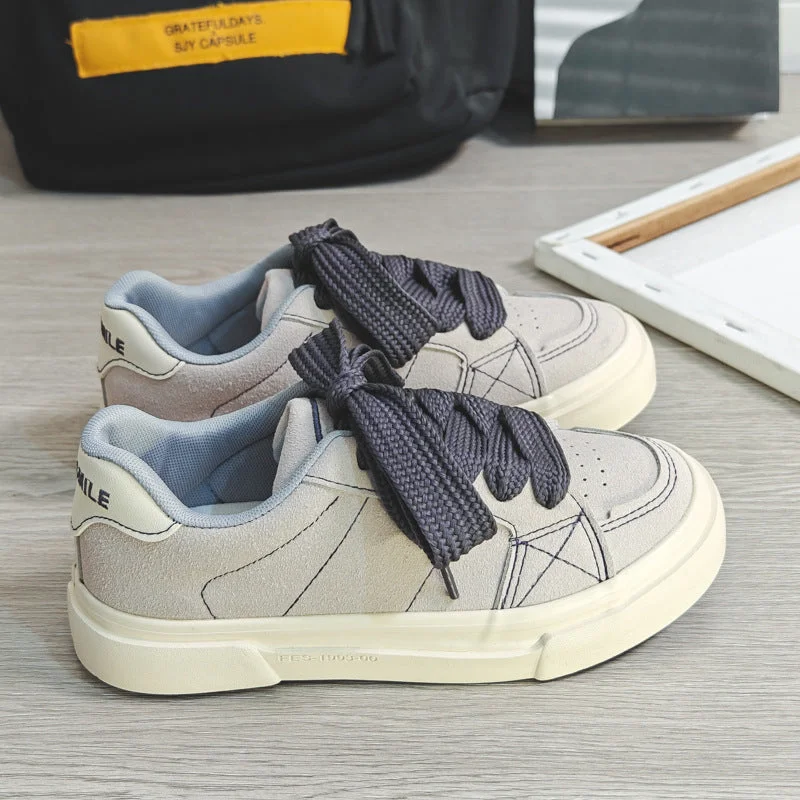 Women Minimalism Quilted Canvas Flat Casual Shoes