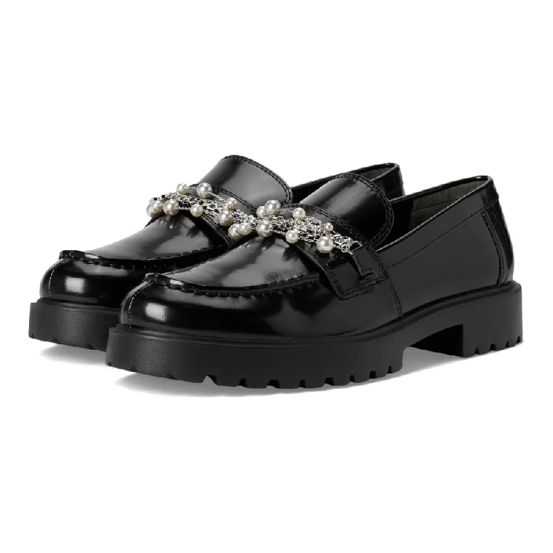 Tory Burch Women's Classic Embellished Lug Loafer, Perfect Black