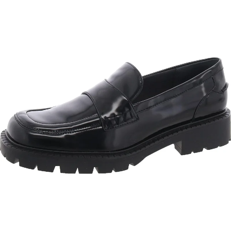 Darby Womens Patent Slip-On Loafers