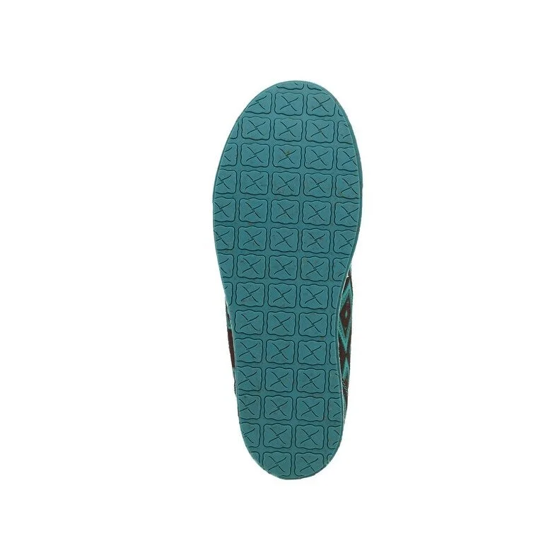 Twisted X Casual Shoes Womens Kicks Fabric Brown Turquoise WCA0058