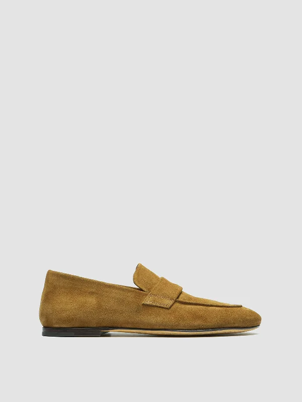 BLAIR 001 - Brown Suede Loafers