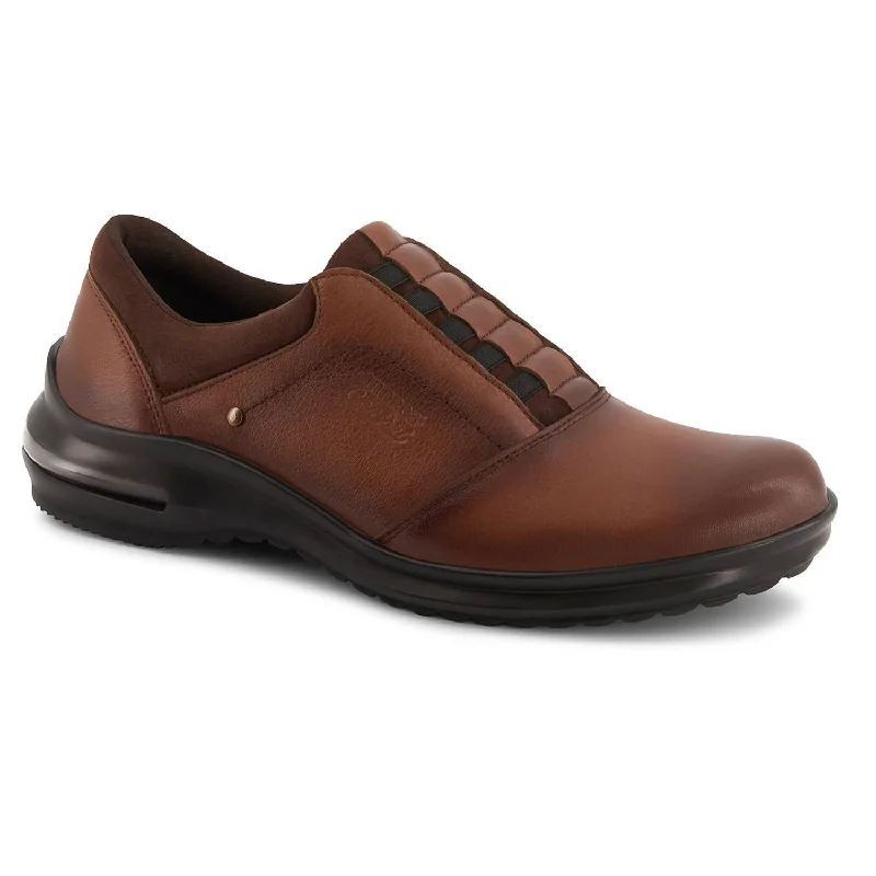 Women's Comfort Leather Oxfords Shoes In Brown