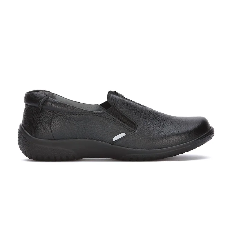 Professional Leather Loafers In Black