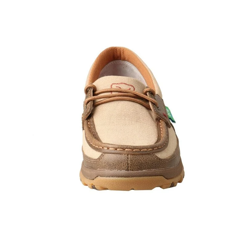 Twisted X Casual Shoes Womens Boat ECO TWX Cellstretch Brown WXC0003