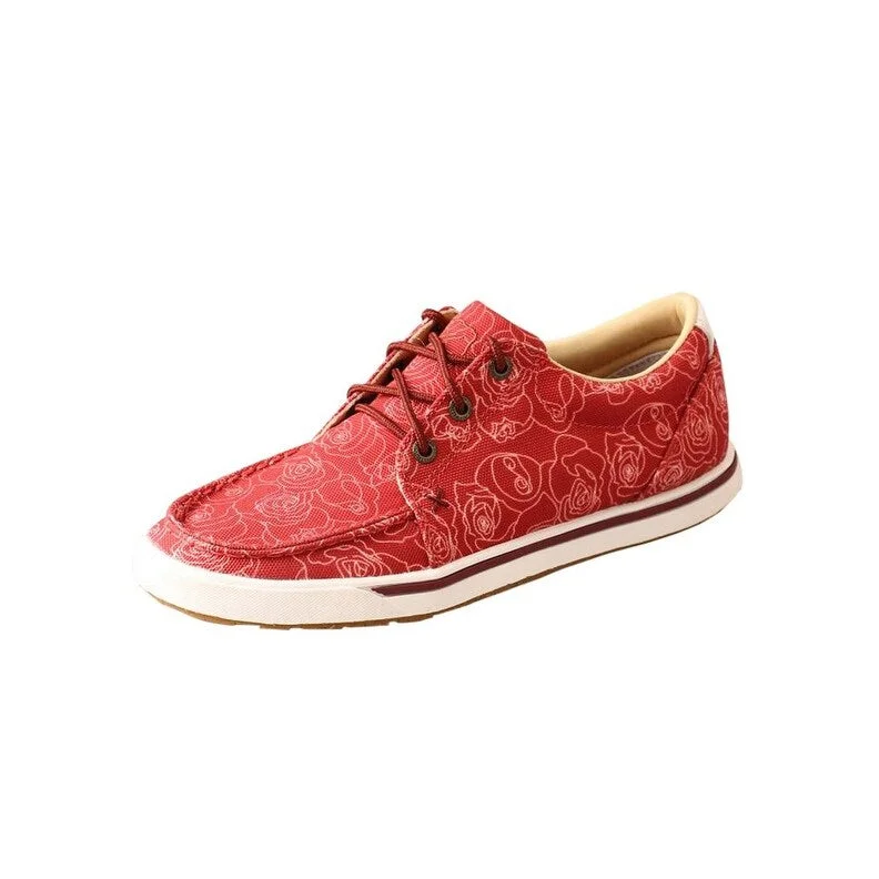 Twisted X Casual Shoes Womens Fabric Lace Scarlet Red WCA0067