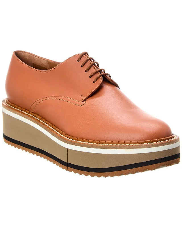 Clergerie Brook Leather Platform Oxford