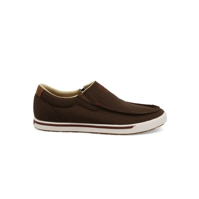 Twisted X Casual Shoes Womens Slip On Kicks Dark Chocolate WCA0079