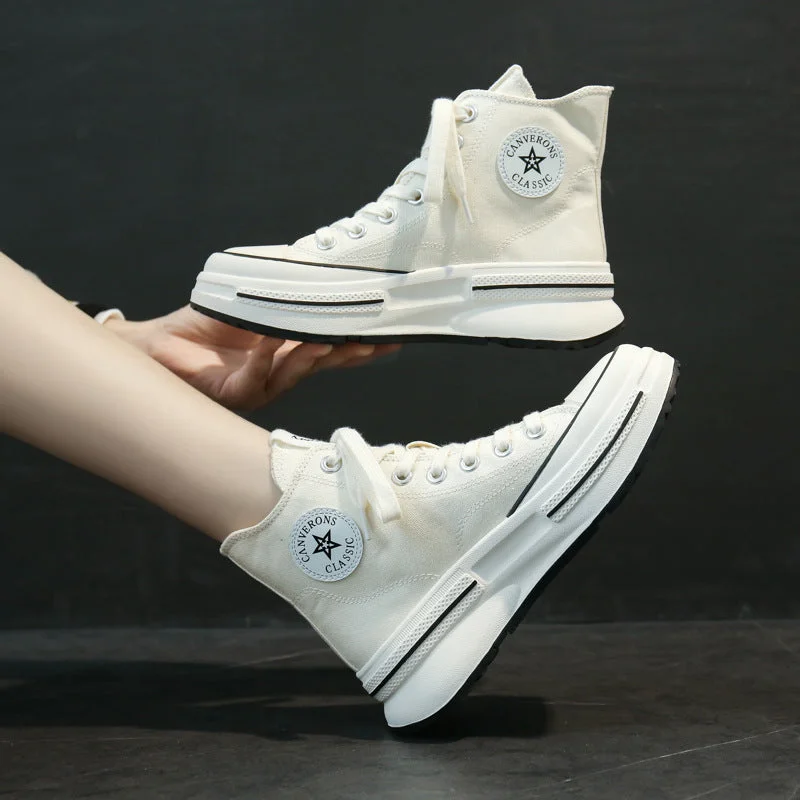 Women Stylish Canvas High Top Casual Shoes