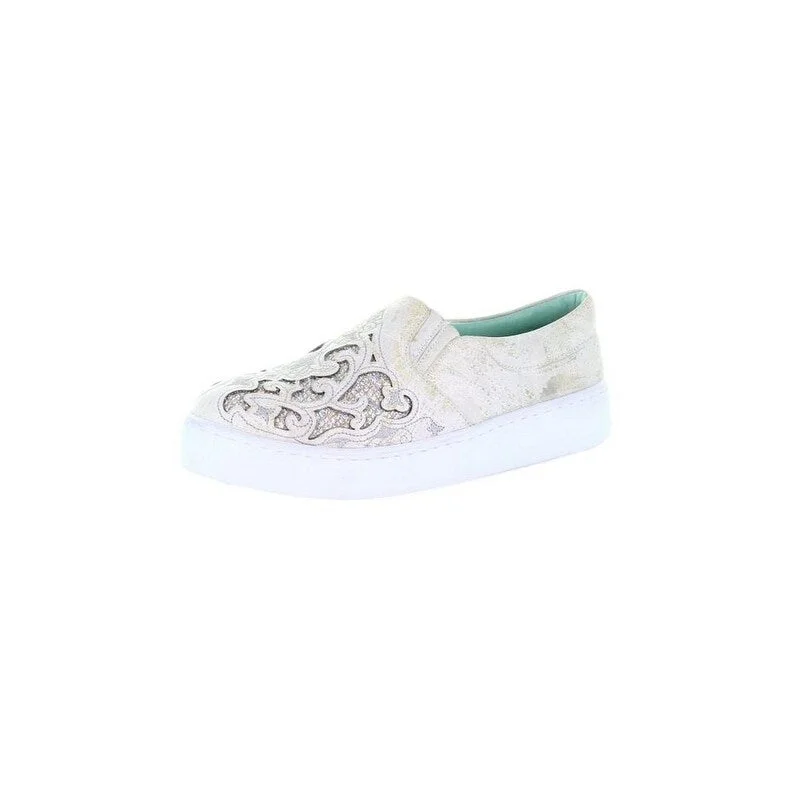 Corral Casual Shoes Women Round Toe Inlay Embroidery White E1562