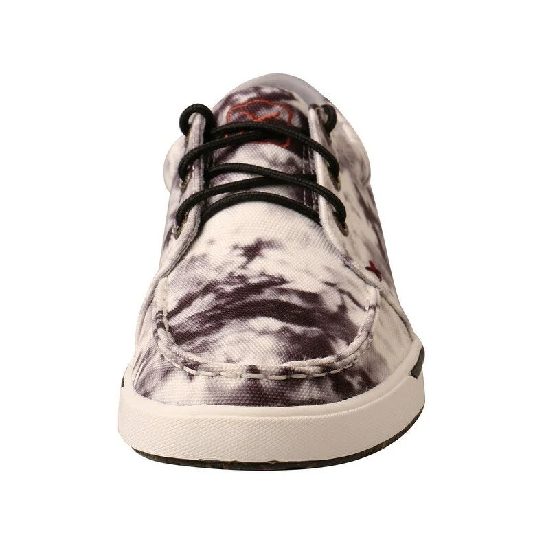 Twisted X Casual Shoes Womens Kicks Black White Tie Dye WCA0041