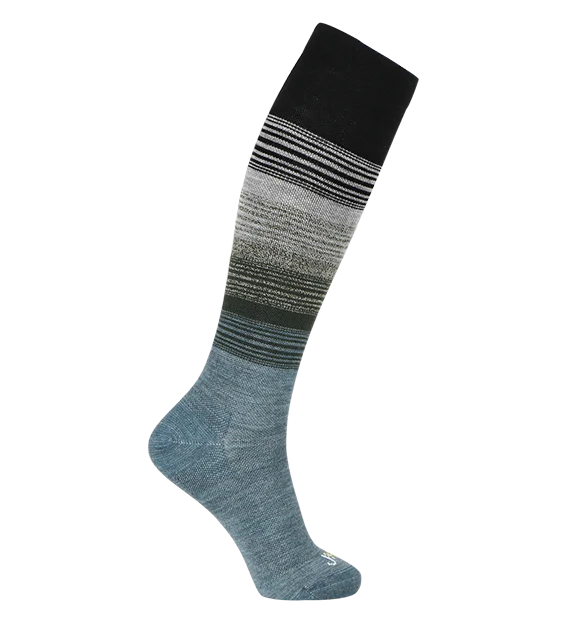 74% Rich Merino Wool Everyday Compression Socks (15-20mmHg) - Ombre