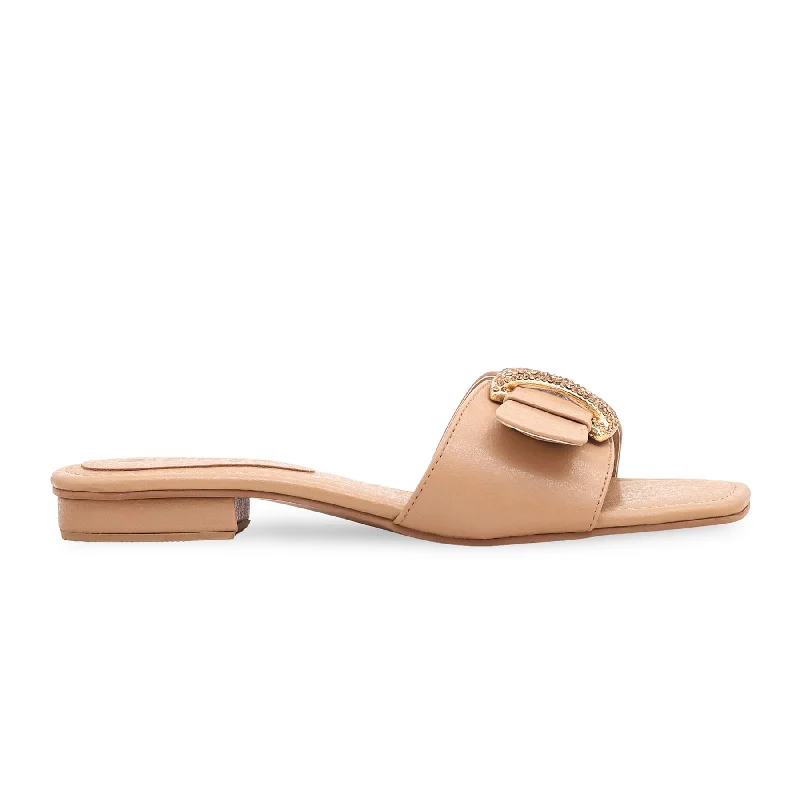 Beige Formal Slipper FR8136