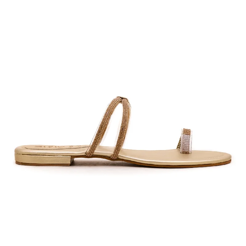 Golden Fancy Chappal FN0688