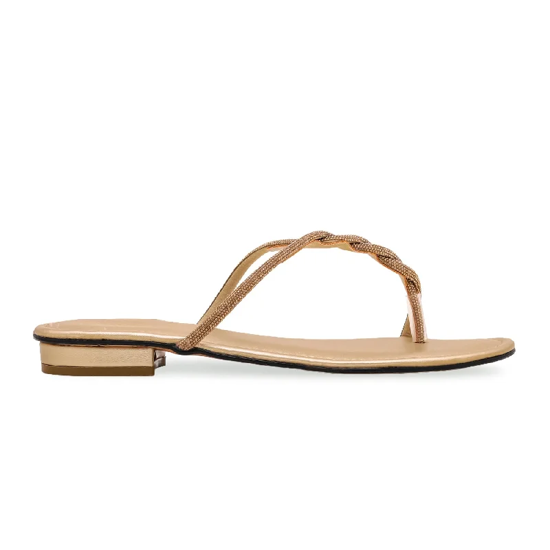 Golden Fancy Chappal FN0710