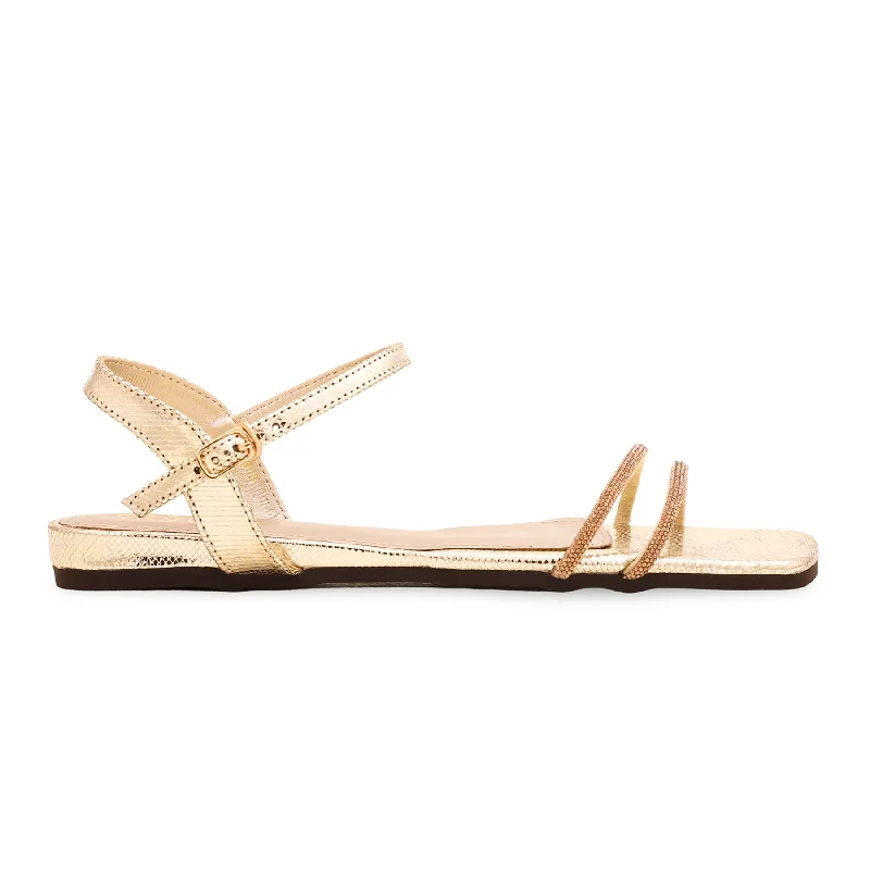 Golden Fancy Sandal FN5839