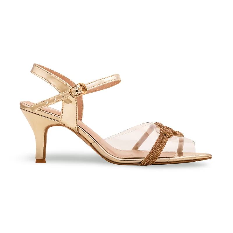 Golden Fancy Sandal FN5859