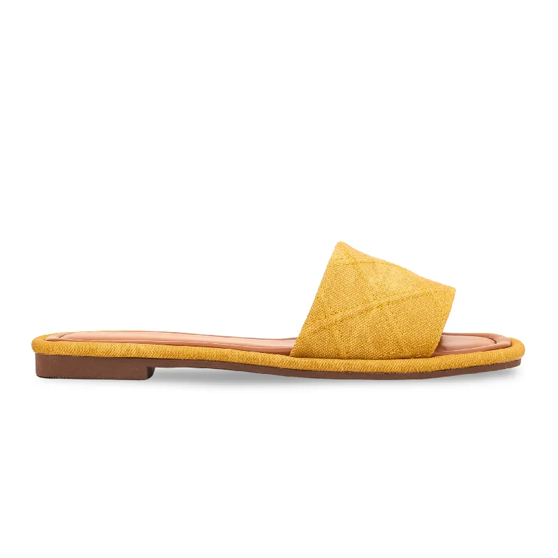 Yellow Formal Slipper FR8070