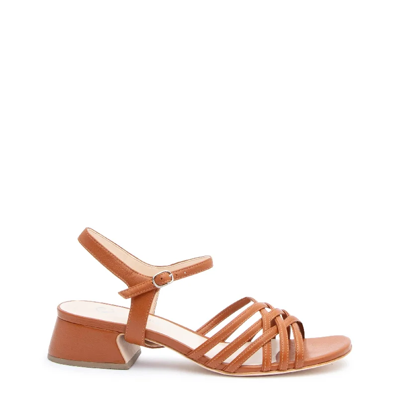 Cognac Bell Sandal + Jackie