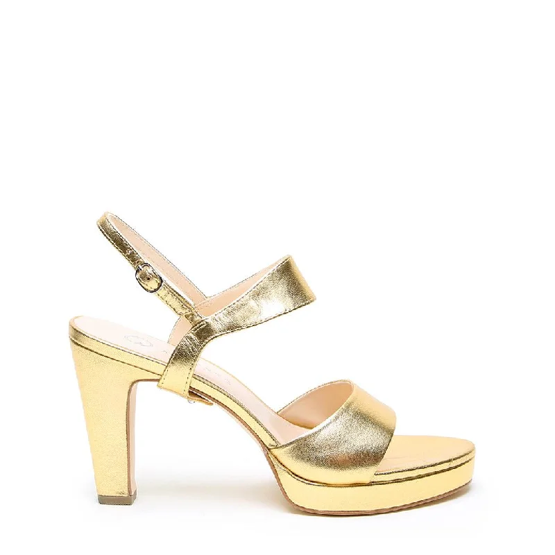 Gold Lo Platform + Elsie Strap