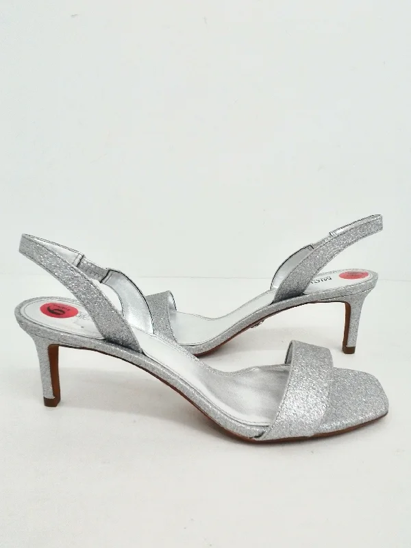 Michael Kors Women's Silver Heeled Sandals Size 6.5 M